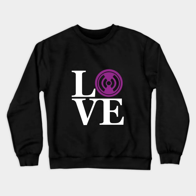 LOVE Controller - City of Heroes Crewneck Sweatshirt by erinpriest